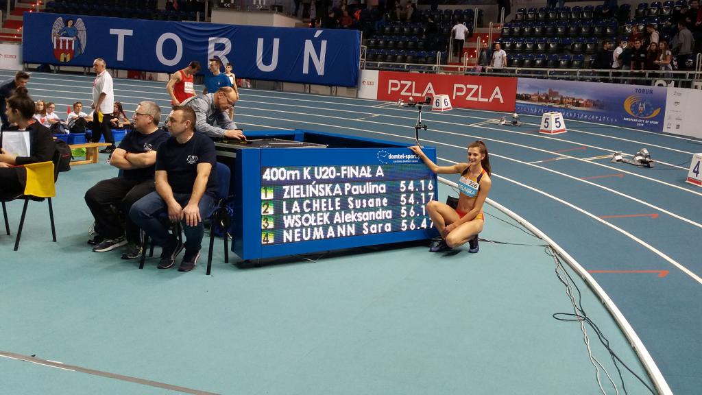 ZŁOTO I REKORD POLSKI U20 Pauliny Zielińskiej w biegu na 400m 