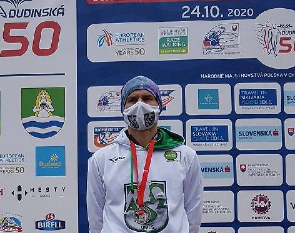 Ósmy medal Rafała Fedaczyńskiego -Mistrzostwa Polski w chodzie na 50 km  